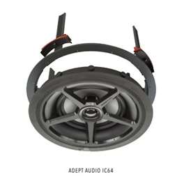 Adept Audio - speakers Adept Audio Downfiring Ceiling Speaker - 6½ inch Injection-Molded Polypropylene/P'ting Teteron Dome