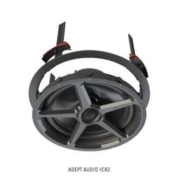 Adept Audio - speakers Adept Audio Downfiring Ceiling Speaker - 8 inch Polypropylene/Pivoting Silk Dome