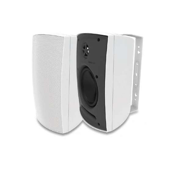 Adept Audio On-Wall Indoor/Outdoor Speaker - 6½ inch ABS Cabinet - White