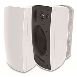 Adept Audio - speakers Adept Audio On-Wall Indoor/Outdoor Speaker - 8 inch 3-Way 70V-4Ohm - White