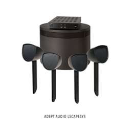 Adept Audio - speakers Adept Audio Soundscape - 4-SAT Outdoor Landscape System