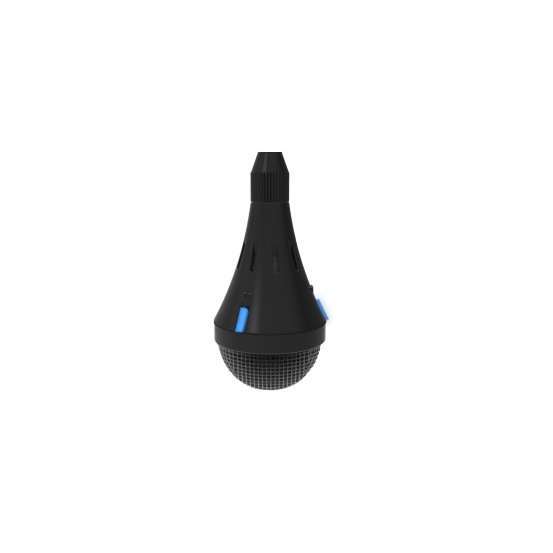 Ceiling Mic Array  Mic Capsule Only with 7ft drop down cable – Black