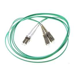 Cleerline Technology - fibre optic cabling Fibre Cable - Patch Multimode Aqua - Duplex - LC/UPC-SC/UPC - 3mm - Riser - OM3 - 2m