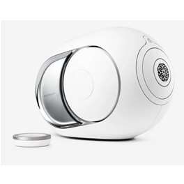 Devialet - speakers Phantom I Compact Speaker - 103dB Custom - White/Light Chrome