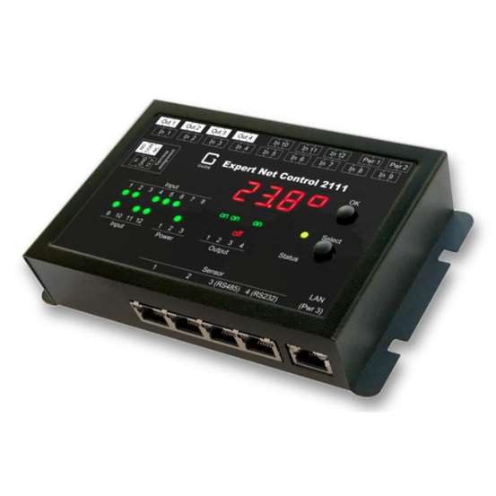 GUDE-Expert Net Control 2111-2 4 potential-free relais out 12 passive signal in redundant PS- PoE