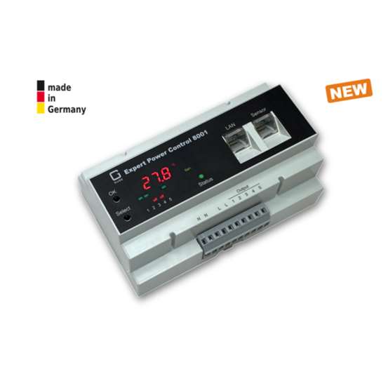 GUDE-Expert Power Control 8001-1 DIN rail-mounted device 5 switchable outputs and metering per port