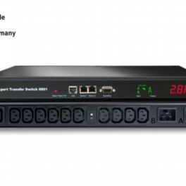 GUDE - power management & monitoring GUDE-Expert Transfer Switch 8801-3 Auto Transfer Switch 10xIEC C13 rear 1xIEC C19 16A 1 sensor con