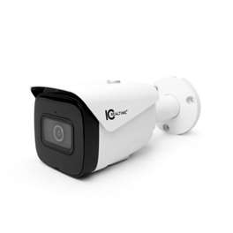IC Realtime - CCTV cameras 4MP IP Indoor/Outdoor Small Size Bullet Fixed 2.8mm Lens (103 AOV) 164 Feet Smart IR PoE Advanced Intelligence - White