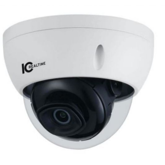 4MP IP Indoor/Outdoor Small Size Vandal Dome. Fixed 2.8mm Lens (122Â°). PoE Capable. (Made on Korea)