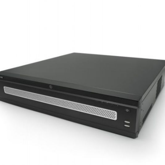 64 Channel Rack-mount NVR - 80TB Max (Starting at 10TB HDD), 2xRJ45, 32MP IP Support, 1024 Mbps Bandwidth. TAA Compliant