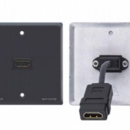 Kramer - Signal Management WP-H1M/EU/GB(G) Passive Wall Plate - HDMI (In Grey)