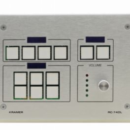 Kramer - Signal Management RC-74DL(W) US-size RC-74DL  White Design Frame  PSU + Power cord  Mud Ring  Label Set  Screwdriver