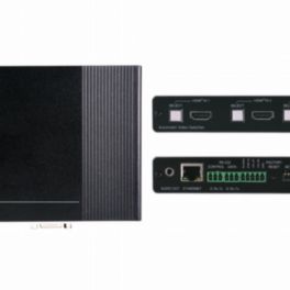 Kramer - Signal Management DIP-20 4K60 4:2:0 HDMI & VGA StepIn PoE Transmitter with Ethernet  RS232 & Stereo Audio over ExtendedReach HDBaseT