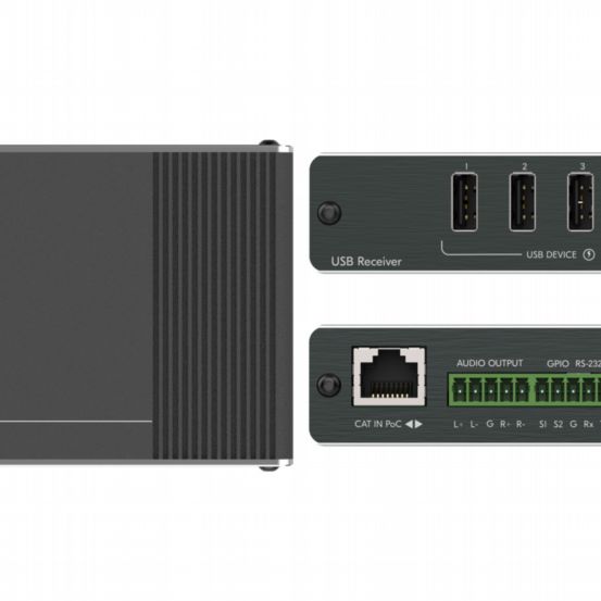 EXT3-UE-R USB 2.0 and Ethernet PoC Receiver