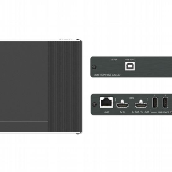 EXT3-XR-TR 4K60 4:4:4 HDMI Extender with USB, Ethernet, RS–232, & IR over Extended–Reach HDBaseT 3.0