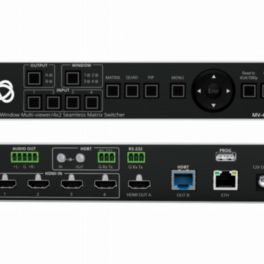 Kramer - Signal Management MV-4X 4K ProScale™ Receiver/Scaler with HDBaseT and HDMI Inputs