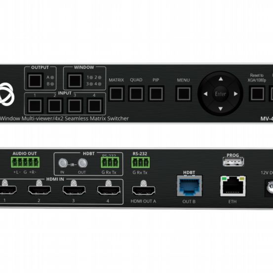 MV-4X 4K ProScale™ Receiver/Scaler with HDBaseT and HDMI Inputs