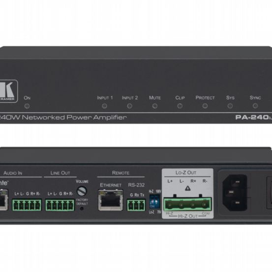 PA-240Net 240W Networked Power Amplifier