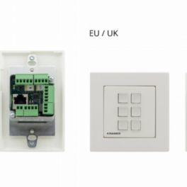 Kramer - Signal Management RC-306/US-D(W/B) 6–button Ethernet and KNET™ 1-gang Control Keypad, PoE