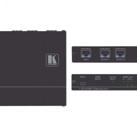 VM-2DT 1:2 4K60 4:2:0 Long-Reach HDBaseT DA