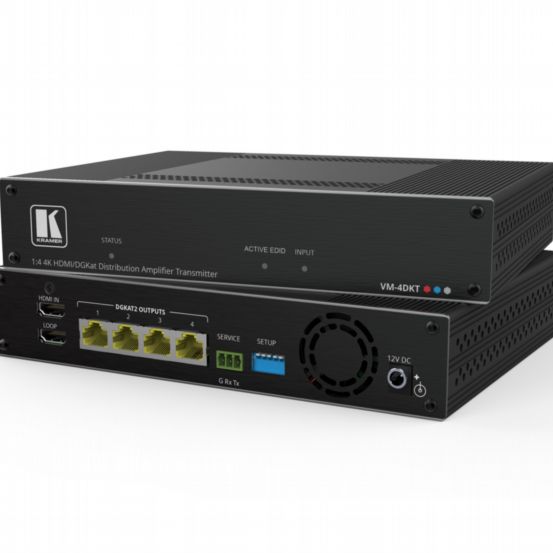 VM-4DKT 1:4 4K60 4:4:4 HDMI to Long–Reach DGKat 2.0 DA