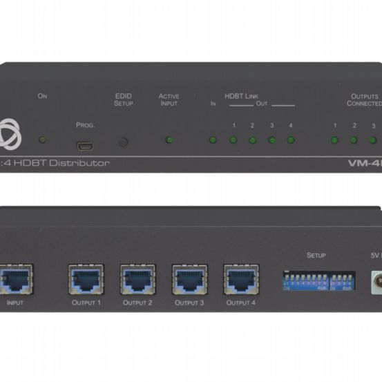 VM-4DT 1:4 4K60 4:2:0 Long-Reach HDBaseT DA