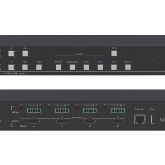 VSM-4x4A 4x4 Seamless AV Matrix Switcher/Multi-Scaler