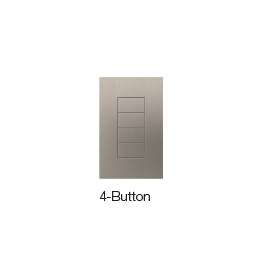 Lutron - lighting control & bespoke blinds Square Style Palladiom Keypad