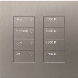 Lutron - lighting control & bespoke blinds Palladiom Keypad. USA Style 4 Button with Predefined Engraving