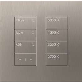 Lutron - lighting control & bespoke blinds Palladiom Keypad. USA Style 3 Button Raise/Lower with Predefined Engraving