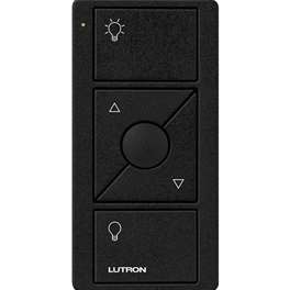 Lutron - lighting control & bespoke blinds Pico Wireless Controller 3 Button with Raise/Lower - Black with Shade Icons