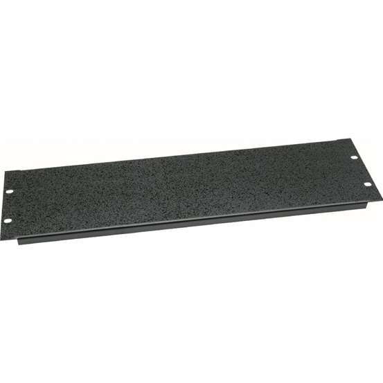 Blank Panel, 3 RU, Textured, Flanged, 6 pc. Contractor Pack