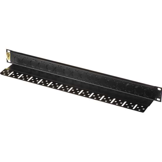 Universal Connector Panel, 1 RU, w/Cable Shelf