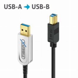 Purelink - cabling solutions Purelink-FiberX Serie - USB 3-1 Fiber Optic cable - USB-A  USB-B - 30m