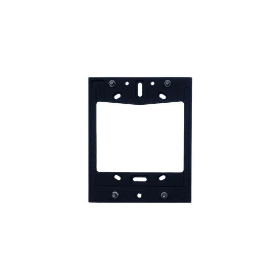 Surface Mount Backplate for Single Height Door Station - Black
