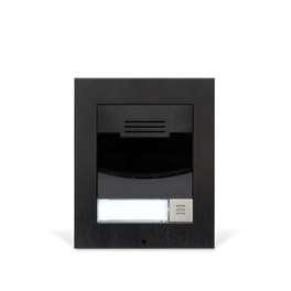 Savant - control, multi-room audio & speakers Flush Mount Single Height Door Station - Black