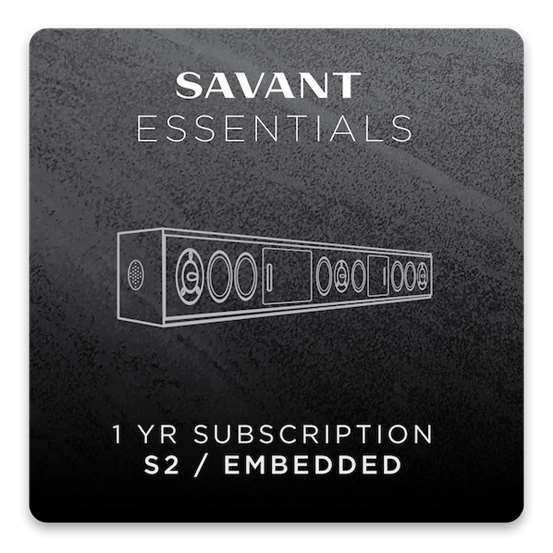 Essentials 1 Year Subscription (S2 or Embedded)